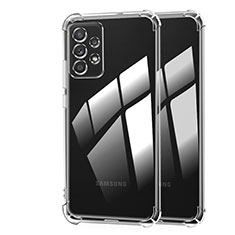 Custodia Silicone Trasparente Ultra Sottile Morbida T07 per Samsung Galaxy A72 4G Chiaro