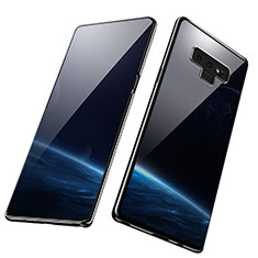 Custodia Silicone Trasparente Ultra Sottile Morbida T07 per Samsung Galaxy Note 9 Nero