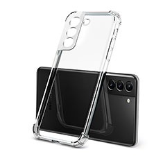 Custodia Silicone Trasparente Ultra Sottile Morbida T07 per Samsung Galaxy S21 FE 5G Chiaro