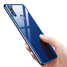 Custodia Silicone Trasparente Ultra Sottile Morbida T07 per Xiaomi Mi 8 SE Blu