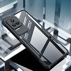 Custodia Silicone Trasparente Ultra Sottile Morbida T08 per Xiaomi Redmi K50 5G Nero