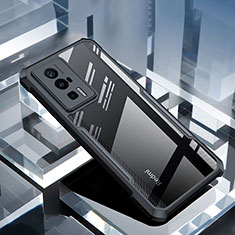 Custodia Silicone Trasparente Ultra Sottile Morbida T08 per Xiaomi Redmi K60 5G Nero
