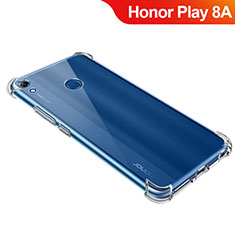 Custodia Silicone Trasparente Ultra Sottile Morbida T09 per Huawei Honor Play 8A Chiaro