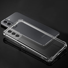 Custodia Silicone Trasparente Ultra Sottile Morbida T09 per Samsung Galaxy S21 5G Chiaro