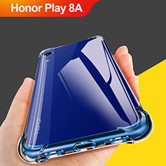 Custodia Silicone Trasparente Ultra Sottile Morbida T10 per Huawei Honor Play 8A Chiaro