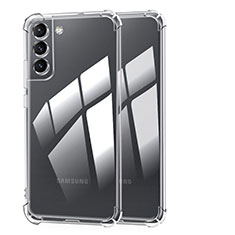 Custodia Silicone Trasparente Ultra Sottile Morbida T10 per Samsung Galaxy S22 5G Chiaro