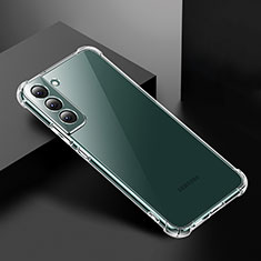 Custodia Silicone Trasparente Ultra Sottile Morbida T11 per Samsung Galaxy S22 5G Chiaro