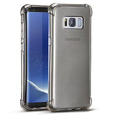 Grigio Custodia Silicone Trasparente Ultra Sottile Morbida T11 per Samsung Galaxy S8 Plus Grigio