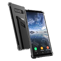 Custodia Silicone Trasparente Ultra Sottile Morbida T12 per Samsung Galaxy Note 8 Chiaro
