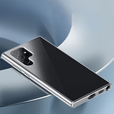 Custodia Silicone Trasparente Ultra Sottile Morbida T13 per Samsung Galaxy S23 Ultra 5G Chiaro