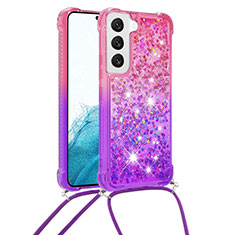 Custodia Silicone Ultra Sottile Cover Morbida Sfumato Y01B per Samsung Galaxy S21 5G Viola