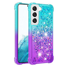 Custodia Silicone Ultra Sottile Cover Morbida Sfumato Y05B per Samsung Galaxy S21 Plus 5G Multicolore