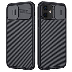 Custodia Silicone Ultra Sottile Morbida 360 Gradi Cover C01 per Apple iPhone 12 Mini Nero