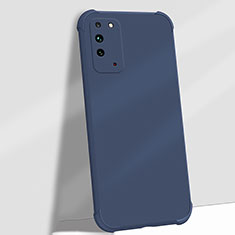 Custodia Silicone Ultra Sottile Morbida 360 Gradi Cover C01 per Huawei Honor X10 5G Blu