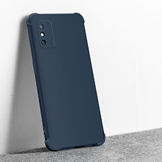 Custodia Silicone Ultra Sottile Morbida 360 Gradi Cover C01 per Huawei Honor X10 Max 5G Blu Notte