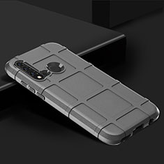 Custodia Silicone Ultra Sottile Morbida 360 Gradi Cover C01 per Huawei Nova 5i Argento