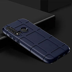 Custodia Silicone Ultra Sottile Morbida 360 Gradi Cover C01 per Huawei P20 Lite (2019) Blu