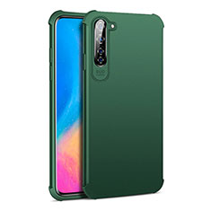 Custodia Silicone Ultra Sottile Morbida 360 Gradi Cover C01 per Oppo A91 Verde