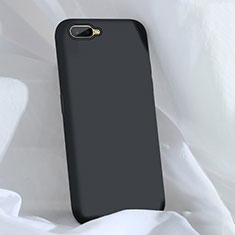 Custodia Silicone Ultra Sottile Morbida 360 Gradi Cover C01 per Oppo K1 Nero