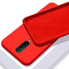 Custodia Silicone Ultra Sottile Morbida 360 Gradi Cover C01 per Oppo R17 Pro Rosso