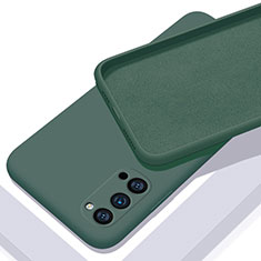 Custodia Silicone Ultra Sottile Morbida 360 Gradi Cover C01 per Oppo Reno4 Pro 5G Verde