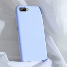 Custodia Silicone Ultra Sottile Morbida 360 Gradi Cover C01 per Oppo RX17 Neo Cielo Blu