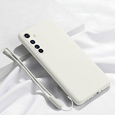 Custodia Silicone Ultra Sottile Morbida 360 Gradi Cover C01 per Realme X50 Pro 5G Bianco
