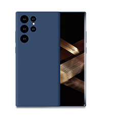 Custodia Silicone Ultra Sottile Morbida 360 Gradi Cover C01 per Samsung Galaxy S24 Ultra 5G Blu