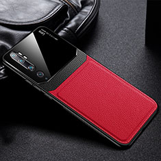 Custodia Silicone Ultra Sottile Morbida 360 Gradi Cover C01 per Xiaomi Mi Note 10 Pro Rosso