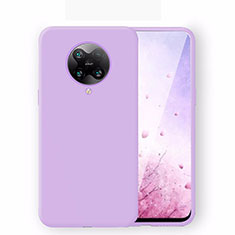 Custodia Silicone Ultra Sottile Morbida 360 Gradi Cover C01 per Xiaomi Poco F2 Pro Viola