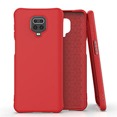 Custodia Silicone Ultra Sottile Morbida 360 Gradi Cover C01 per Xiaomi Poco M2 Pro Rosso