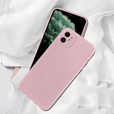 Custodia Silicone Ultra Sottile Morbida 360 Gradi Cover C02 per Apple iPhone 11 Rosa