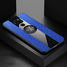 Custodia Silicone Ultra Sottile Morbida 360 Gradi Cover C02 per Huawei Mate 20 Blu