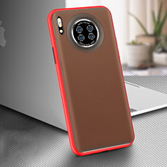 Custodia Silicone Ultra Sottile Morbida 360 Gradi Cover C02 per Huawei Mate 30E Pro 5G Rosso