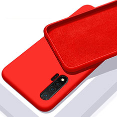 Custodia Silicone Ultra Sottile Morbida 360 Gradi Cover C02 per Huawei Nova 6 5G Rosso