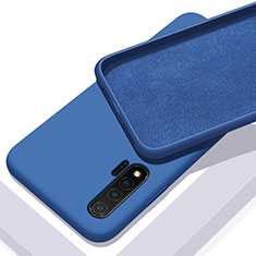 Custodia Silicone Ultra Sottile Morbida 360 Gradi Cover C02 per Huawei Nova 6 Blu