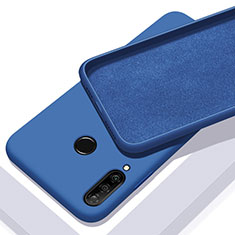 Custodia Silicone Ultra Sottile Morbida 360 Gradi Cover C02 per Huawei P30 Lite New Edition Blu