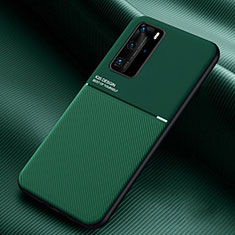 Custodia Silicone Ultra Sottile Morbida 360 Gradi Cover C02 per Huawei P40 Pro Verde