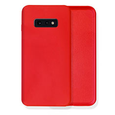 Custodia Silicone Ultra Sottile Morbida 360 Gradi Cover C02 per Samsung Galaxy S10 Rosso