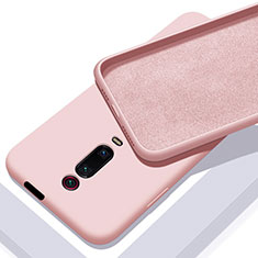 Custodia Silicone Ultra Sottile Morbida 360 Gradi Cover C02 per Xiaomi Mi 9T Rosa