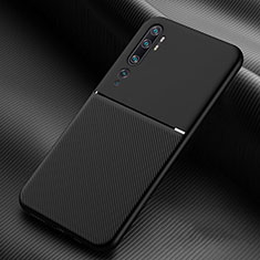 Custodia Silicone Ultra Sottile Morbida 360 Gradi Cover C02 per Xiaomi Mi Note 10 Nero