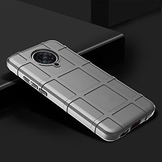 Custodia Silicone Ultra Sottile Morbida 360 Gradi Cover C02 per Xiaomi Poco F2 Pro Argento