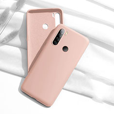 Custodia Silicone Ultra Sottile Morbida 360 Gradi Cover C02 per Xiaomi Redmi Note 8 (2021) Rosa