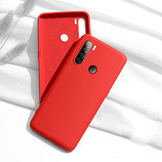 Custodia Silicone Ultra Sottile Morbida 360 Gradi Cover C02 per Xiaomi Redmi Note 8 (2021) Rosso