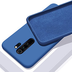 Custodia Silicone Ultra Sottile Morbida 360 Gradi Cover C02 per Xiaomi Redmi Note 8 Pro Blu