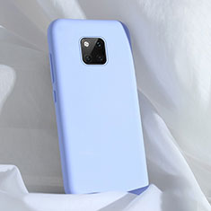 Custodia Silicone Ultra Sottile Morbida 360 Gradi Cover C03 per Huawei Mate 20 Pro Cielo Blu