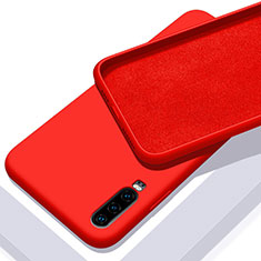 Custodia Silicone Ultra Sottile Morbida 360 Gradi Cover C03 per Huawei P30 Rosso