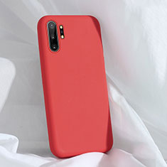 Custodia Silicone Ultra Sottile Morbida 360 Gradi Cover C03 per Samsung Galaxy Note 10 Plus 5G Rosso