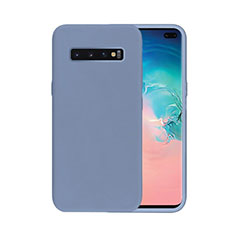 Custodia Silicone Ultra Sottile Morbida 360 Gradi Cover C03 per Samsung Galaxy S10 Plus Viola