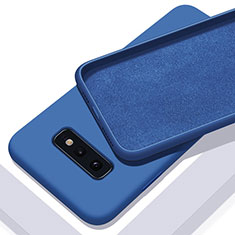 Custodia Silicone Ultra Sottile Morbida 360 Gradi Cover C03 per Samsung Galaxy S10e Blu